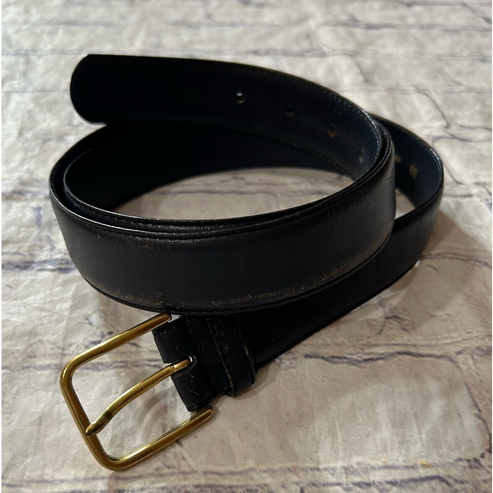 JACOBSON’S VINTAGE HARNESS LEATHER MENS BELT SIZE 38 MADE IN TAIWAN